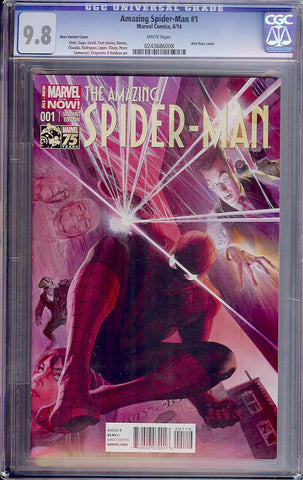 Amazing Spider-Man #001 CGC graded 9.8 -Ross Variant- HG - SOLD!