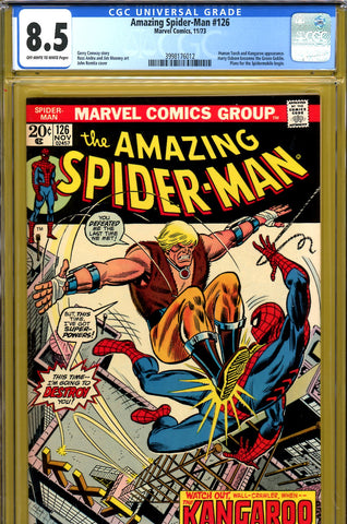 Amazing Spider-Man #126 CGC graded 8.5 Harry Osborn becomes G. Goblin