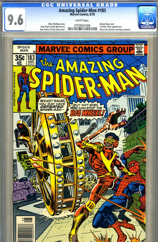 Amazing Spider-Man #183 CGC graded 9.6 SOLD!