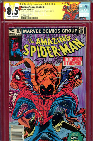 Amazing Spider-Man #238 CGC graded 8.5 "Signature Series" PRICE VARIANT