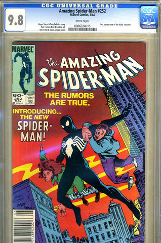 Amazing Spider-Man #252 CGC graded 9.8 first black costume - SOLD!