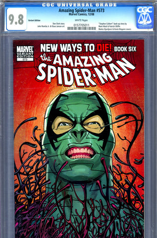 Amazing Spider-Man #573 CGC graded 9.8 VARIANT EDITION HIGHEST GRADED