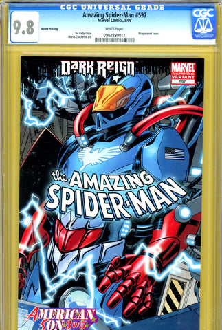 Amazing Spider-Man #597 CGC graded 9.8 SECOND PRINTING HIGHEST GRADED