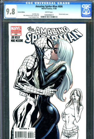 Amazing Spider-Man #606 CGC graded 9.8 HIGHEST GRADED Variant Ed. - SOLD!