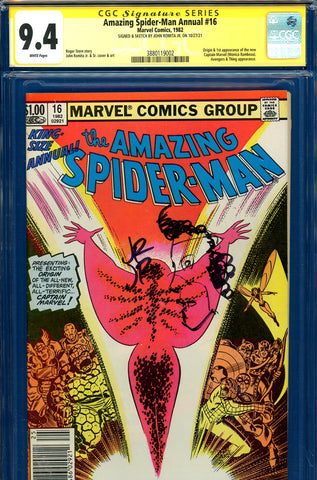 Amazing Spider-Man Annual #16 CGC graded 9.4 "Signature Series"