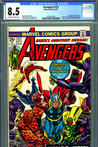 Avengers #127 CGC graded 8.5 - first appearance of Ultron-7 - SOLD!