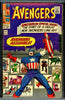 Avengers #16 CGC 3.0 - first "new" team M. of E. disband - SOLD!