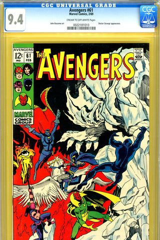 Avengers #61 CGC graded 9.4 - Doctor Strange/Black Knight - SOLD!