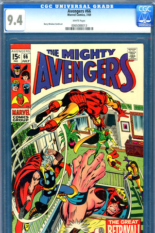 Avengers #66 CGC graded 9.4 - first appearance of Adamantium