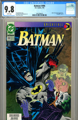 Batman #496 CGC graded 9.8 -  HIGHEST GRADED  Joker/Scarecrow