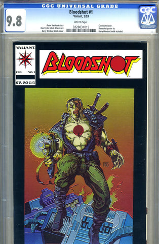 Bloodshot #1 CGC graded 9.8 -HIGHEST GRADED- chromium cover SOLD!