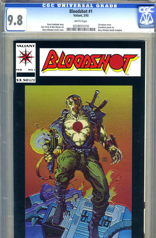 Bloodshot #1 CGC graded 9.8 -HIGHEST GRADED- chromium cover - SOLD!