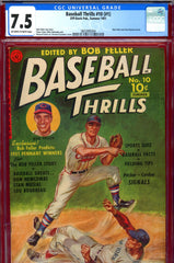 Baseball Thrills #10 (#1) CGC graded 7.5  Saunders cover
