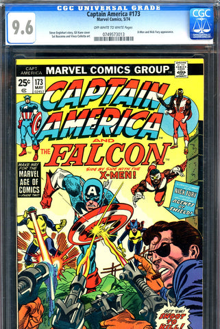 Captain America #173 CGC graded 9.6 X-Men/Nick Fury - SOLD!