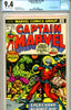Captain Marvel #25 CGC graded 9.4 Starlin art begins SOLD!