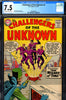 Challengers of The Unknown #4 CGC graded 7.5 - Kirby story, cover and art Wally Wood art - SOLD!
