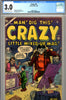 Crazy #4 CGC graded 3.0 SCARCE! "I Love Lucy" satire Maneely cover - SOLD!