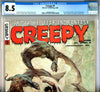 Creepy #009 CGC graded 8.5 classic Frazetta cover SOLD!