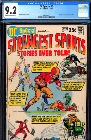 DC Special #7 CGC graded 9.2 - Strange Sports Stories