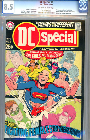 DC Special #03 CGC graded 8.5 all girl issue SOLD!