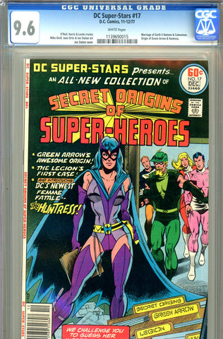 DC Super-Stars #17 CGC graded 9.6 first Huntress SOLD!