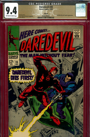 Daredevil #035 CGC graded 9.4 PEDIGREE - 3rd highest graded - SOLD!