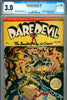 Daredevil Comics #21 CGC 3.0 - reprints org/1st app of the Claw - 1944 - SOLD!