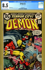 Demon #12 CGC graded 8.5 - Kirby cover/story/art