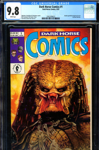 Dark Horse Comics #1 CGC graded 9.8 HIGHEST GRADED