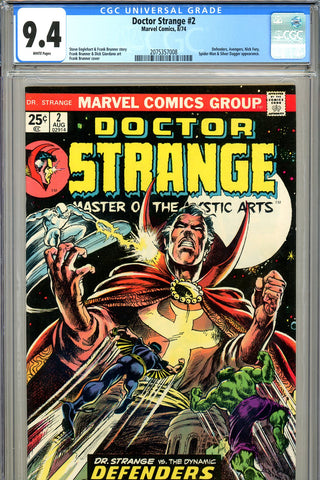 Doctor Strange #02 CGC graded 9.4 stars abound SOLD!