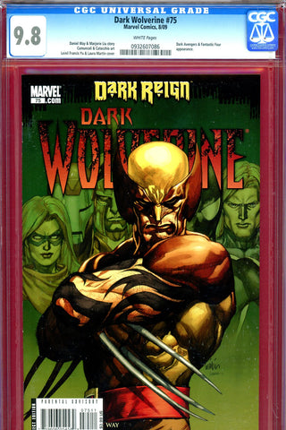 Dark Wolverine #75 CGC graded 9.8 - Daken becomes feature character HIGHEST GRADED
