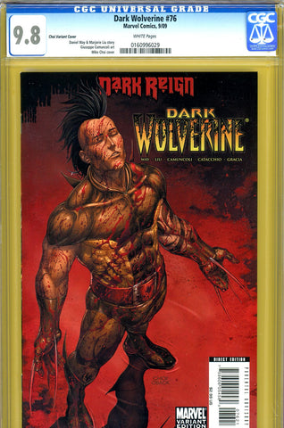 Dark Wolverine #76 CGC graded 9.8 - HIGHEST GRADED - Choi Variant-c SOLD!