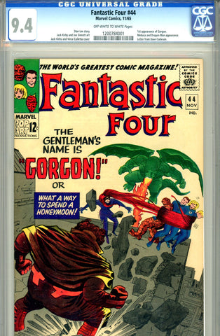 Fantastic Four #044 CGC graded 9.4 first Gorgon - SOLD!