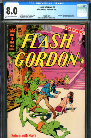 Flash Gordon #01 CGC 8.0 - Williamson story/cover/art - SOLD!