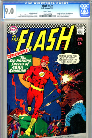 Flash #170 CGC graded 9.0 - white pages - SOLD!