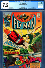 Fly Man #39 CGC graded 7.5 - first SA app of Steel Sterling