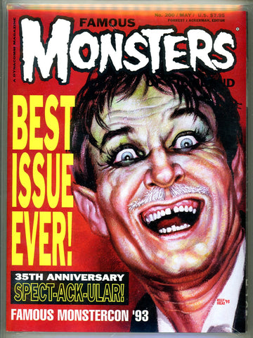 Famous Monsters of Filmland #200 CGC graded 9.8 - first Dynacomm issue SOLD!