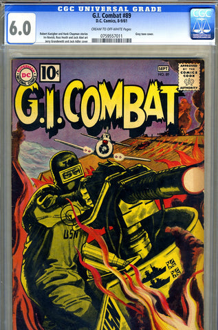 G.I. Combat #089 CGC graded 6.0 third Haunted Tank SOLD!