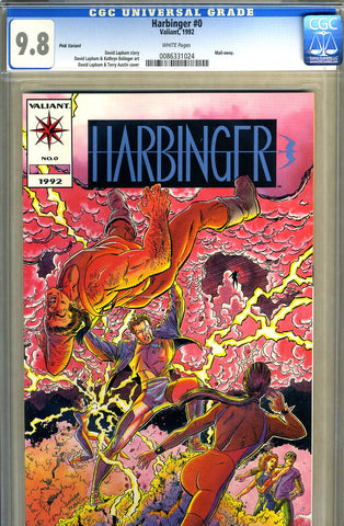 Harbinger #0 CGC graded 9.8 -HG- pink variant SOLD!