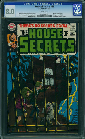 House of Secrets #081 CGC graded 8.0 Mystery format begins - SOLD!