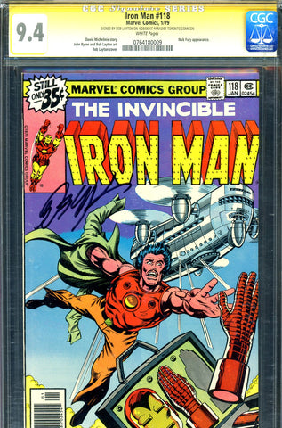 Iron Man #118 CGC graded (signed) 9.4 first Jim Rhodes - SOLD!