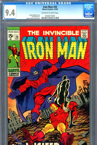 Iron Man #020 CGC graded 9.4 - last Silver Age issue Lucifer cover/story - SOLD!