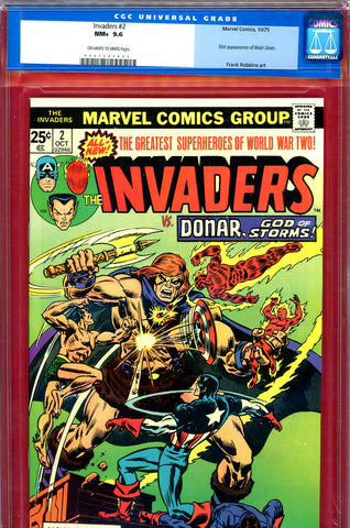 Invaders #02 CGC graded 9.6 - first appearance of Brain Drain - SOLD!