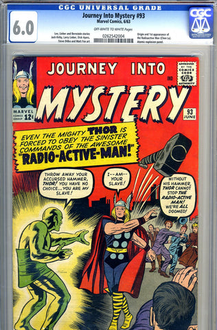 Journey into Mystery #093 CGC graded 6.0 - SOLD!