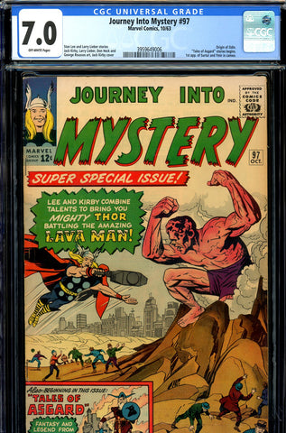 Journey Into Mystery #97 CGC graded 7.0 first Surtur, Ymir and Lava Man