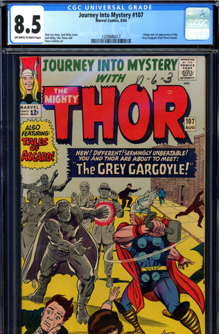 Journey Into Mystery #107 CGC graded 8.5 1st Grey Gargoyle - SOLD!