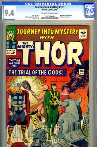 Journey into Mystery #116 CGC graded 9.4 - SOLD!