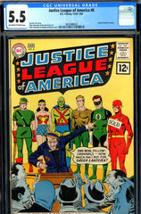 Justice League of America #08 CGC graded 5.5 - G. Fox story