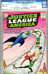 Justice League of America #17  CGC graded 8.5 Adam Strange cameo