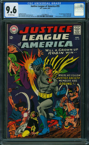 Justice League of America #55 CGC graded 9.6 - First G.A. Robin - SOLD!